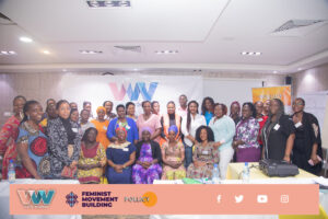 Our Co-Director Safina at the Pollicy org Curriculum Launch. She was also part of the panel to discuss matters of women politicians in Uganda and their social media presence and security in the face of digital based misogyny